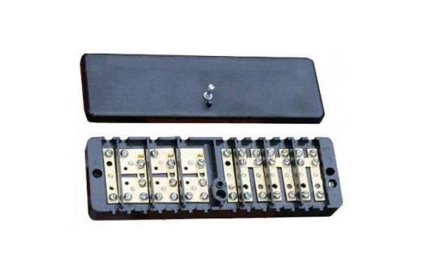 Коробка испытательная перех. (68х220х33) латунь Электродеталь КИП.Л