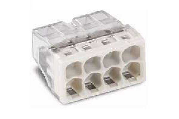Клемма 8х(0.5-2.5мм) 8-х проводн. для распред. короб. (без п) WAGO 2273-208