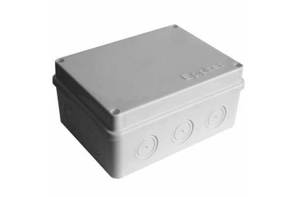 Коробка распределительная ОП 150х110х70мм IP54 10 выходов без гермовводов крышка на винтах сер. Epplast 215312
