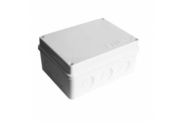 Коробка распределительная ОП 150х110х70мм IP54 10 выходов без гермовводов крышка на винтах бел. Epplast 215311