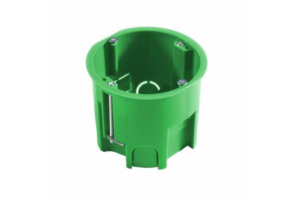 Коробка установочная СП 68х60 для гипсокарт. с метал. лапками HEGEL КУ1205