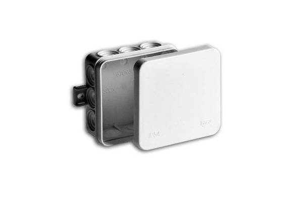 Коробка распределительная ОП 85х85х35мм 12 вводов IP54 бел. Ruvinil 67093Б