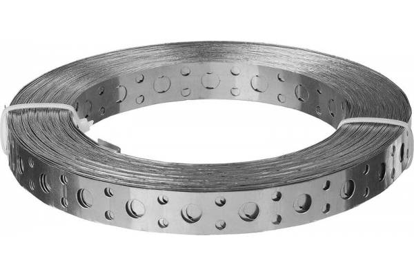 Лента перфорированная 12х0.55 прямая накл. (уп.25м) Tech-Krep 123882