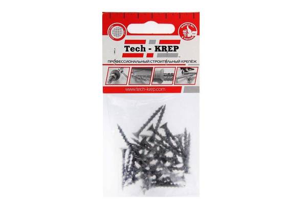 Саморез 3.8х32 гипсокартон-дерево (уп.30шт) пакет Tech-Krep 102371