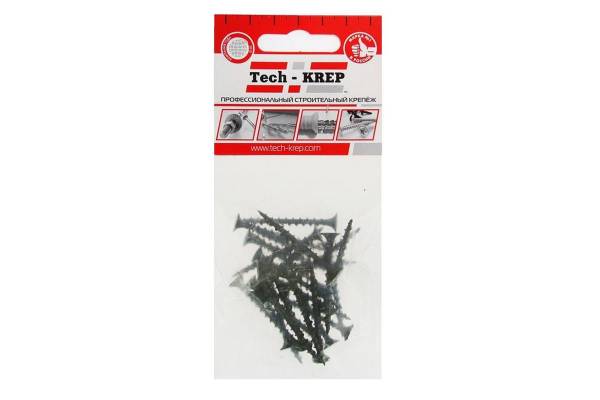 Саморез 3.8х41 гипсокартон-дерево (уп.25шт) пакет Tech-Krep 102372