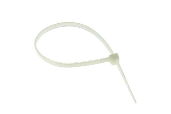 Хомут кабельный 2.5х100 нейл. бел. (уп.100шт) EKF plc-c-2.5x100