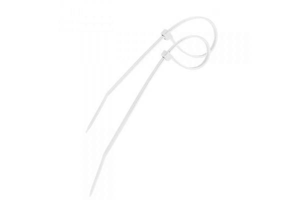 Хомут кабельный 4.8х400 нейл. бел. (уп.100шт) PROCONNECT 57-0400