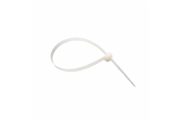 Хомут под винт 3.6х150 нейл. бел. (уп.100шт) REXANT 07-0154