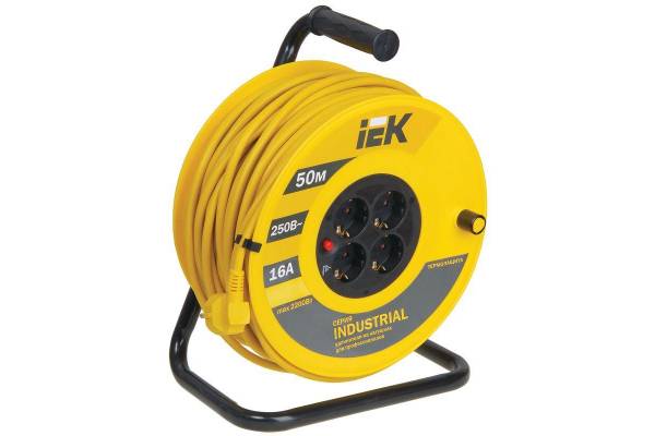 Удлинитель на катушке 4х50м с заземл. 16А IP20 УК50 