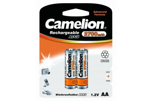 Аккумулятор R6 NI-MN 2700мА.ч BP-2 (блист.2шт) Camelion 7371