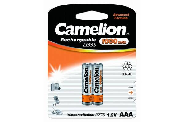 Аккумулятор R03 NI-MN 1000мА.ч BP-2 (блист.2шт) Camelion 6182