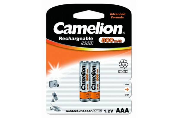 Аккумулятор R03 NI-MN 800мА.ч BP-2 (блист.2шт) Camelion 3674
