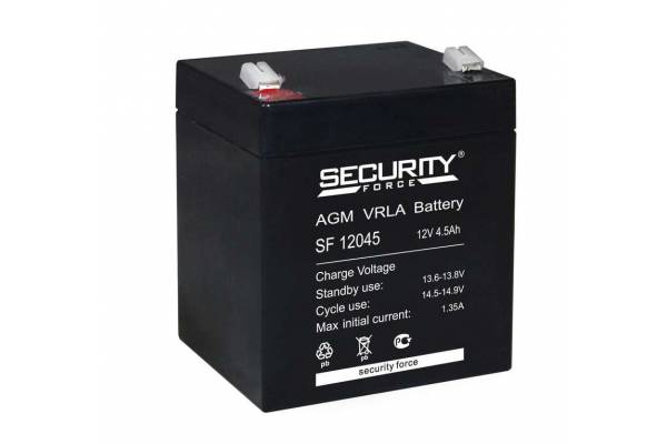Аккумулятор 12В 4.5А.ч Security Force SF 12045
