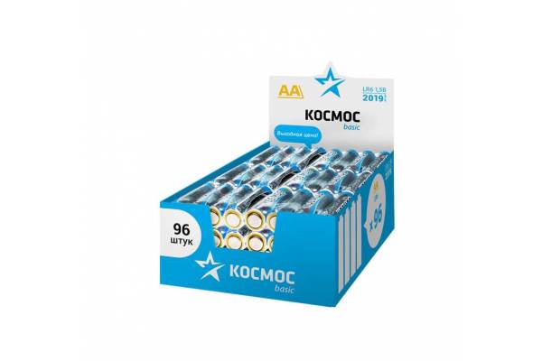 Элемент питания алкалиновый LR6 (уп.96шт) Космос KOCLR6_96BOX