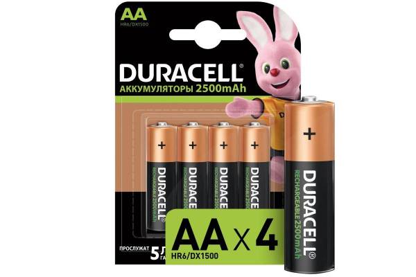 Аккумулятор HR6-4BL 2400мА.ч предзаряженные (блист.4шт) Duracell Б0014863