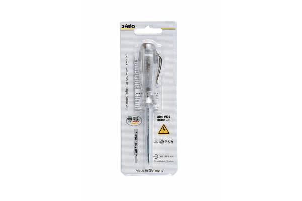 Отвертка тестер напряжения 3.0х0.8х70 Felo 36140001